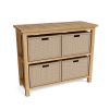 Towel Console w/ 2-Shelf Table