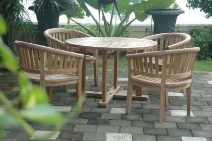 Tosca 5-Piece Dining Table Set