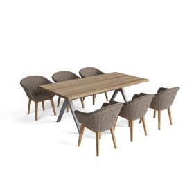 SET-39A 7-pc Alura Padua Dining Table Set