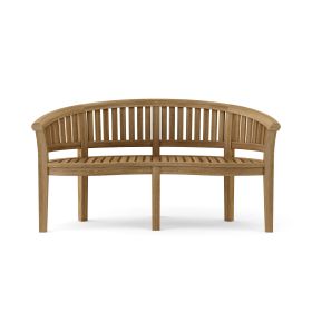 Curve 3 Seater Bench Extra Thick Wood