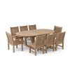 Bahama Sahara Side Chair 7-Piece 87" Oval Dining Set
