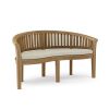 Curve 3 Seater Bench Extra Thick Wood