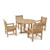 Tosca Classic Armchair 5-Piece Dining Set
