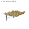 Wall Mount Folding Chair I