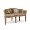 Curve 3 Seater Bench Extra Thick Wood