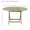 Bahama Round Folding Table