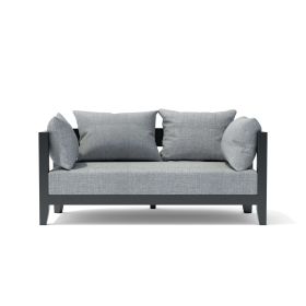 Coronado Deep Seating Aluminum Loveseat