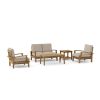 Bahama Brianna 5-Piece Deep Seating Loveseat Set