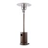 Patio Heater for Outdoor Use, 50000BTU Propane Heater Tall Hammered With Round Table Design, Metal Burner and Wheels